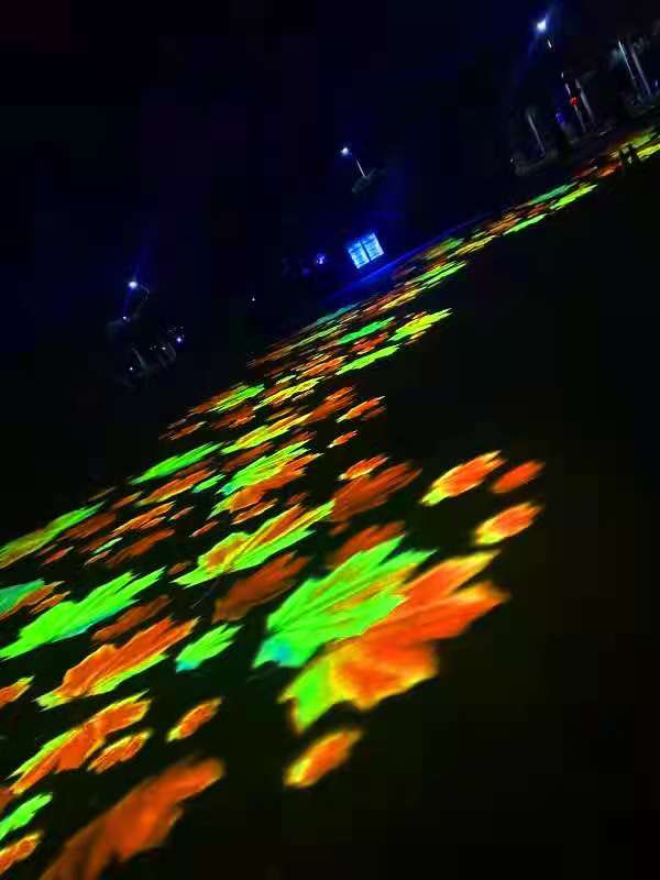 中山市康樂大道亮化提升地面投影